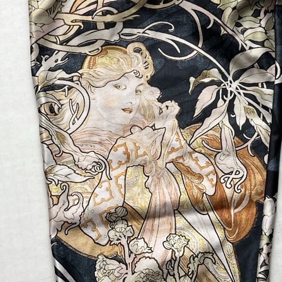 Black Milk Limited Alphonse Mucha Leggings Size Small Multicolor Print Leggings - Picture 9 of 12
